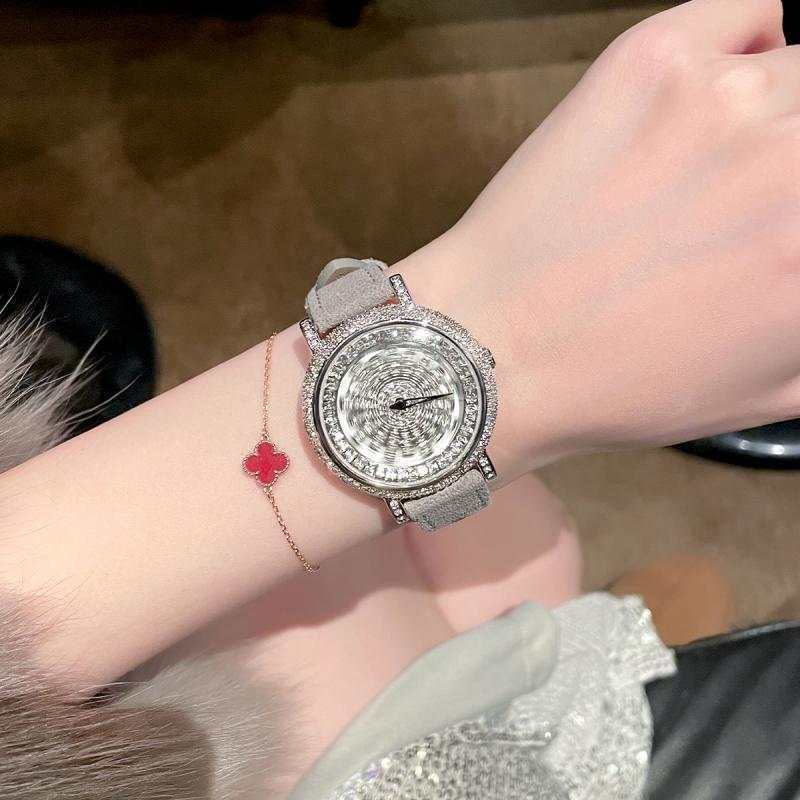 Diamond-encrusted Transshipment Niche Luxury Waterproof Women Trend Student Watch Women