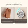 Removable Shower Head Holder with Suction Cup Design Adjustable 70° Downwards Easy Install for Bathroom Tile or Glass