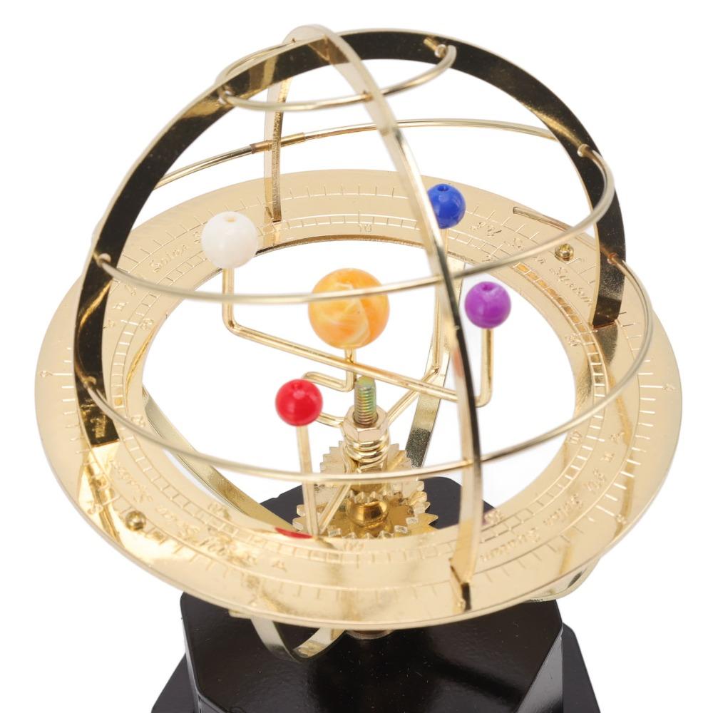 Eisen Orrery Modell Rotierendes Mechanisches Sonnensystem Modell Sonnensystem Modell Schreibtisch Dekoration