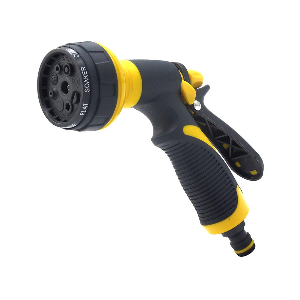 Hand-Held Garden Spray Nozzle Multi-Function Water Pipe Nozzle High Pressure Watering Irrigation Sprayer Adjustable for Car Wash