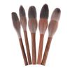 1Pc Vintage Wood Handle Makeup Brush High Quality Walnut Loose Powder Blush Foundation Contour Brush