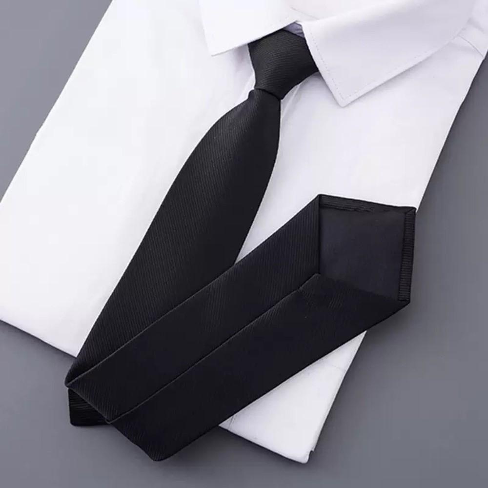 Solid Color Men Necktie Floral Retro Cravat Fashion Black Necktie Party