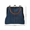 Portable Vintage Style Women Handbag Versatile Navy Blue Designer Shoulder Bag Lady‘s Denim Purses Fashionable Crossbody Bags