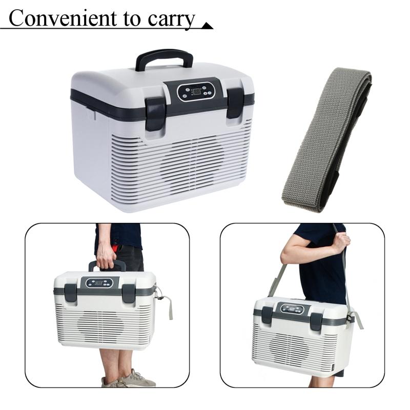 68W 19L Car Refrigerator Freeze Heating Fridge Compressor for Car Home Picnic Refrigeration Heating -5~65 Degrees