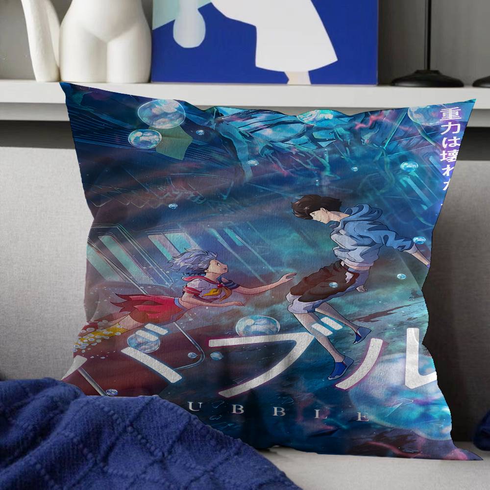 

Cool Anime BUBBLE Cushion Cover Polyester Sofa Cushions Decorative Throw Pillows Home Decoration Pillowcover 30X30cm