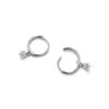 Boucle d'oreille - LUXENTER - Hamti - Argent 925 - Couleur argent - Femme