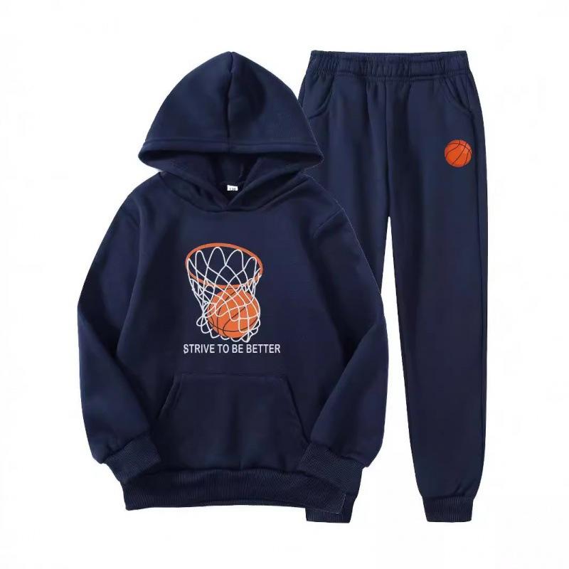 Couple's outfit solid color printed hoodie sports loose hoodie can be used as a logo, European and American casual sweatshirt
