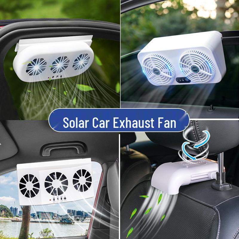 Solar Car Ventilation and Cooling Exhaust Fan