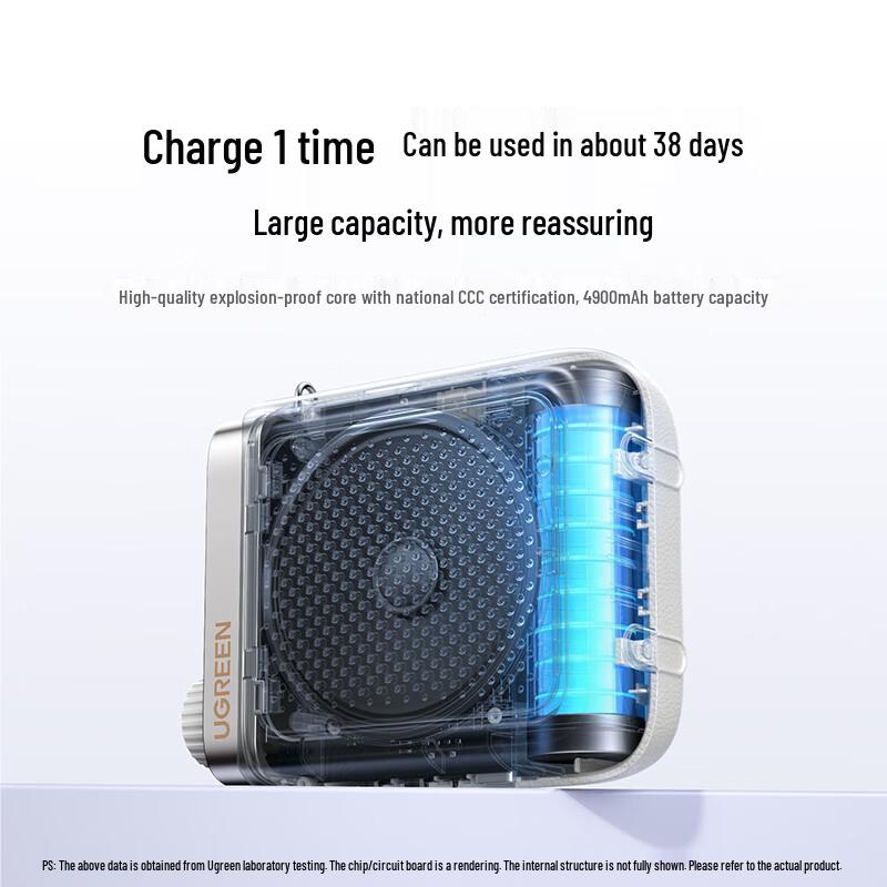 Ugreen V6 Portable Anti-Howling Wireless Amplifier (CN Version)