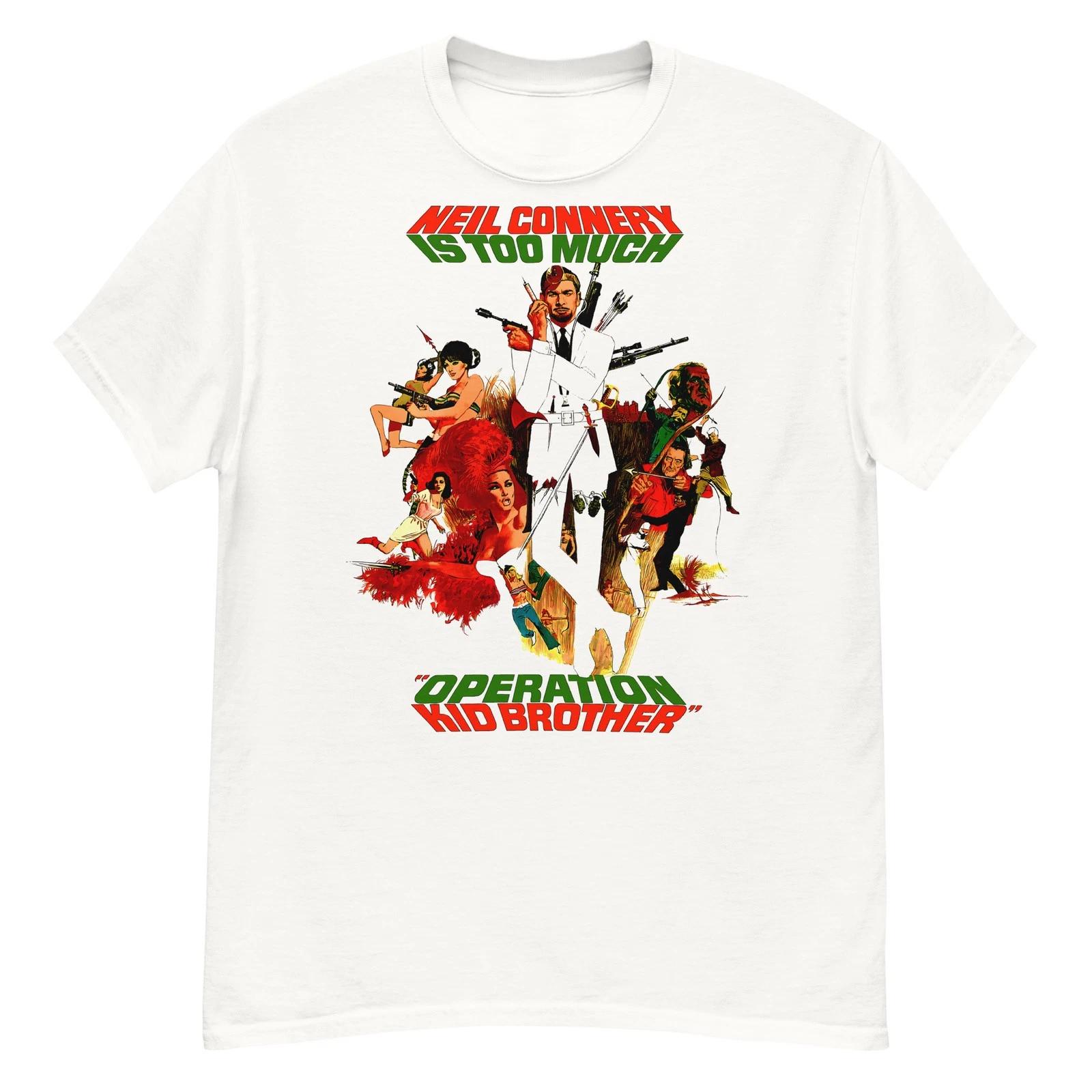 Operation Kid Brother cult spy film fan art t-shirt 2XL