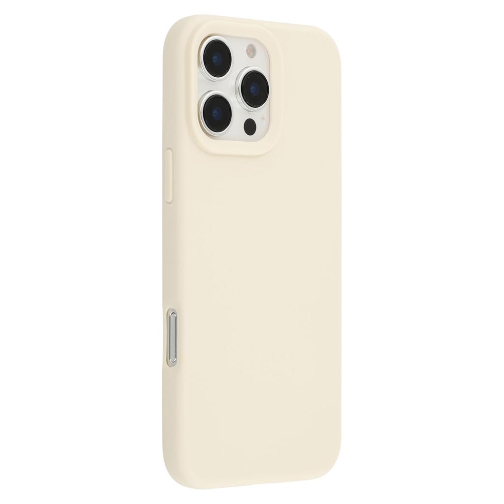 For iPhone 16 Pro Max Case 2.0mm Thick Solid Color Soft TPU Phone Back Cover Large Lens Cutout