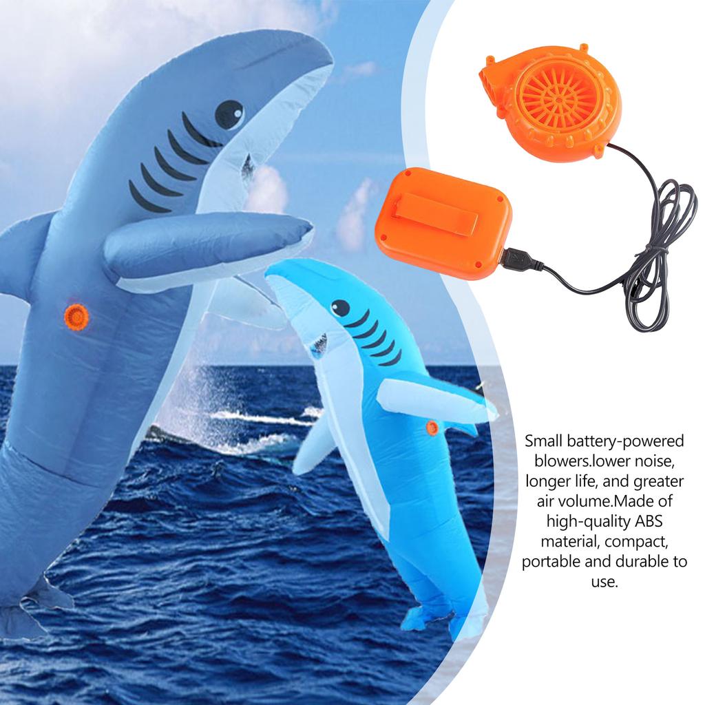 Electric Small Air Blower Fan For Inflatable Toy Festival Party Decorations USB Battery Powered Blow Up Blower Inflatable Item