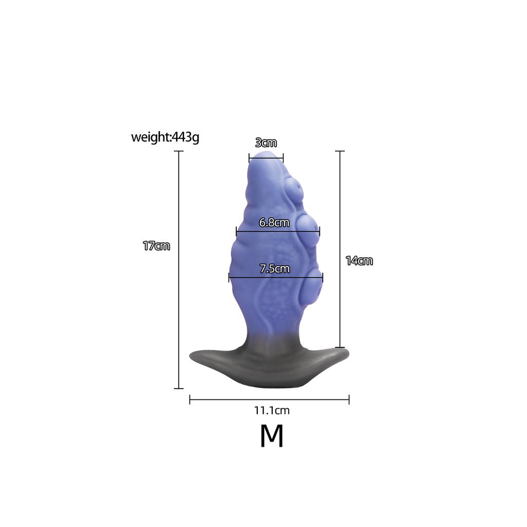 Liquid Silicone Anal Plug Soft Safe Comfort Easy Insertion and Removal Adult Sex Toy G-spot Anal Stimulation Extremely Satisfied