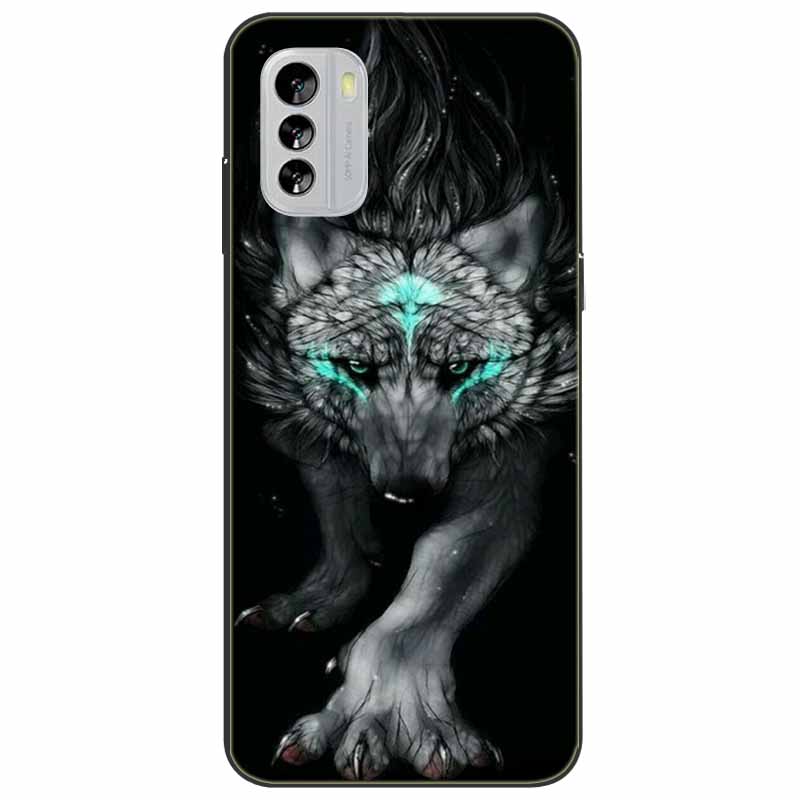 For Nokia G21 Case G11 Capa Silicone Cool Cats Tiger TPU Bumper Protector Soft Black Covers for Nokia G 11 NokiaG21 G 21 Fashion