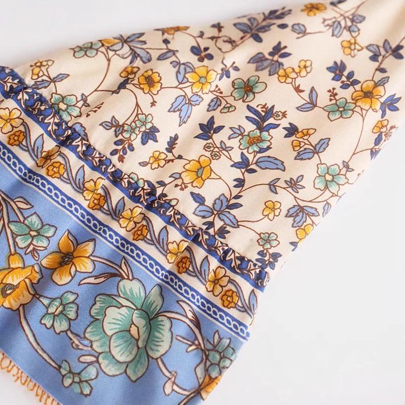 2025 Spring Women's European & American Fashion Rayon Midi Skirt