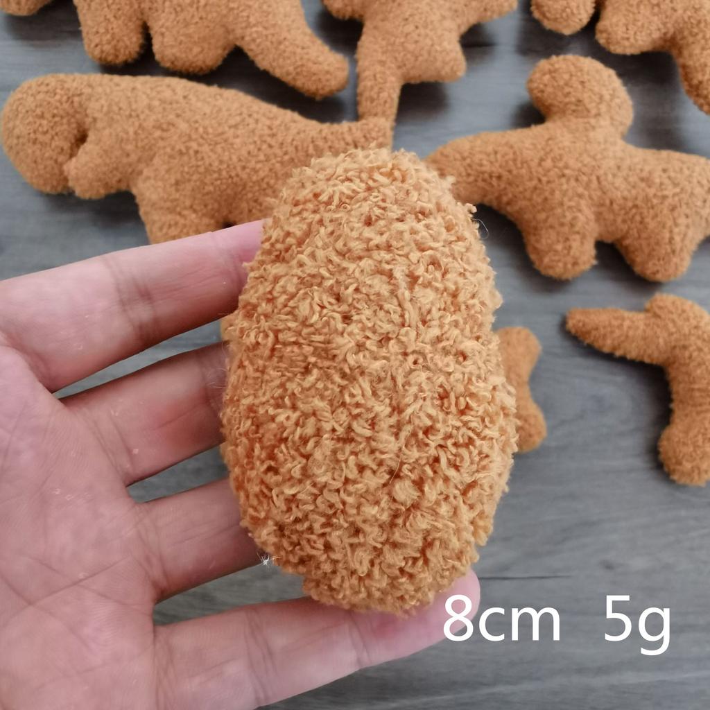 Dinosaur Chicken Nugget Doll Pillow Stegosaurus Tyrannosaurus Plush Toy