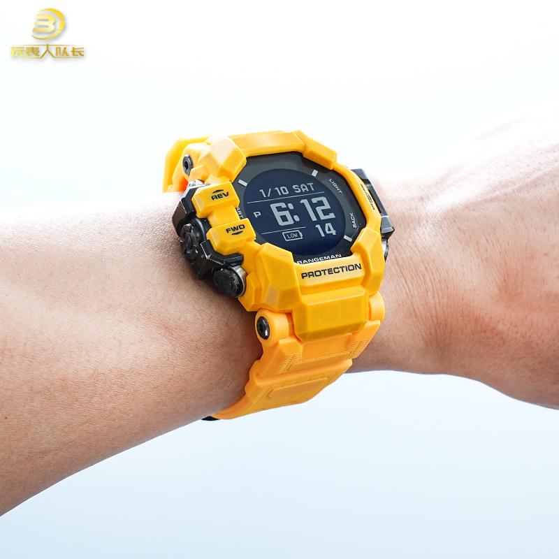 For Casio G-SHOCK Cat Man Third Generation 3554 GPR-H1000 Series Resin Silicone Watch Strap Men's Silicone Bracelet Black