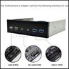 USB3.0/2.0 Optical Drive & Audio Expansion Panel with 19-Pin HD-Audio