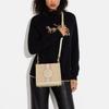 COACH Dempsey Iconic Jacquard Fabric Leather Calfskin Tote Bag , Shopping Bag , Shoulder Bag , Crossbody Bag , Handbag (Unisex) Handbags