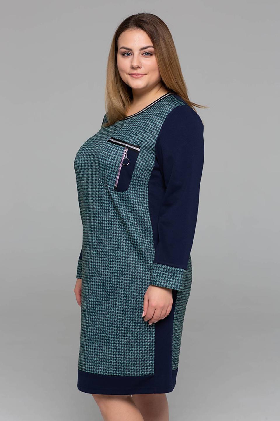 

Сукня у спортивному стилі Tatiana СІРІ 5XL бірюзовий