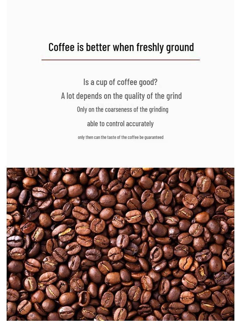 Elektrische Kaffeebohnen- und Kaffeepulver-Mühle für den Haushalts-Filterkaffee