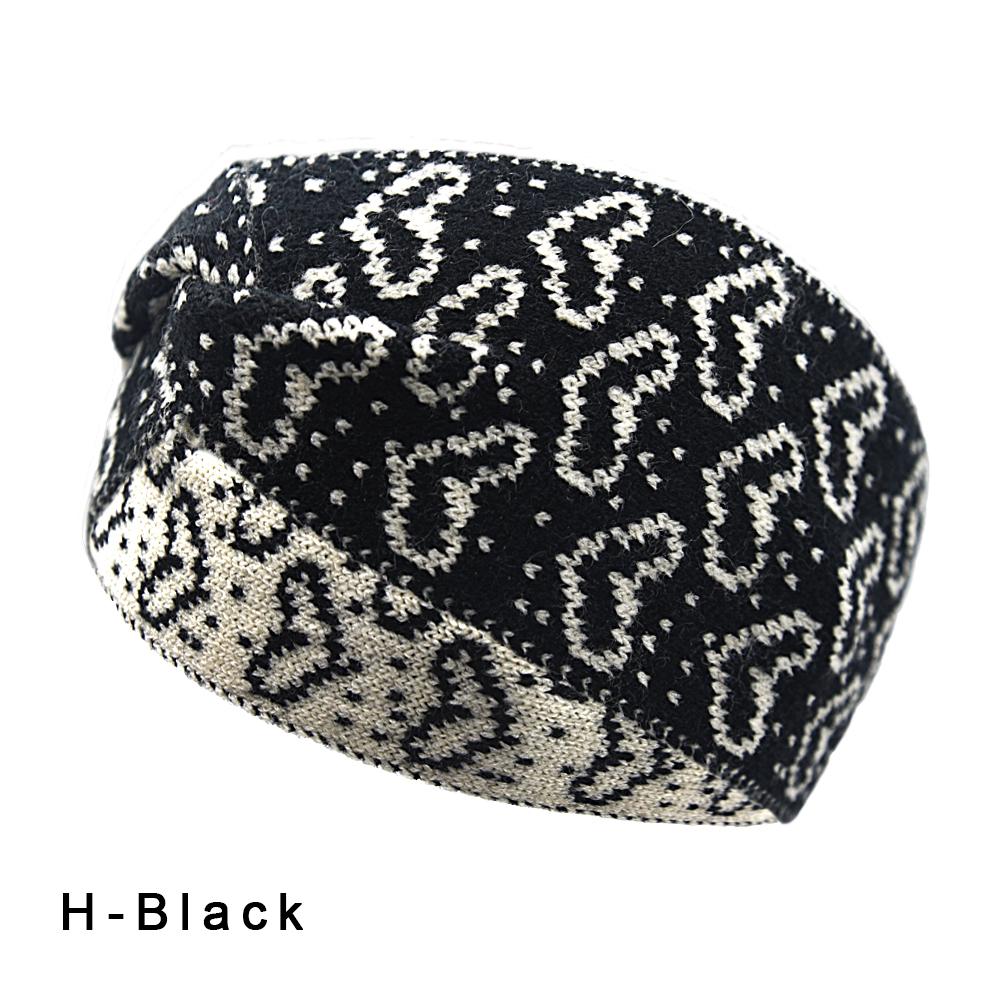 Autumn and Winter Keepwarm Knitted Twist Headband Workout Running Sport Elastic Hair Bands for Women's Turban Hair Wrap