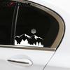 BLKUOPAR Sunset And Distant Mounta Car Stickers Graffiti Fashionable Decals Cartoon Creative Windshield Trunk Decor