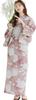 Dita Yukata Heiko Obi Japanese Retro Easy To Wear by One Person Umemizuki Chrysanthemum FREE (Dita) Women's 5-Piece Set (Sash), Black, Pink, Yellow,