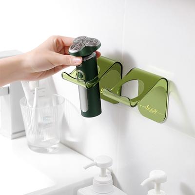 Supporto Multifunzionale Elettrico per Rasoio Gancio Autoadesivo Senza Foratura Portaoggetti Scaffale Portaoggetti Bagno Lavabo Montato a Parete Porta Rasoio