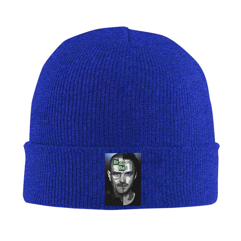 Breaking Bad Beanie Hats  Bonnet Hats Female Male Street Y2K Kpop Knit Hat Spring Pattern Warm Soft Caps