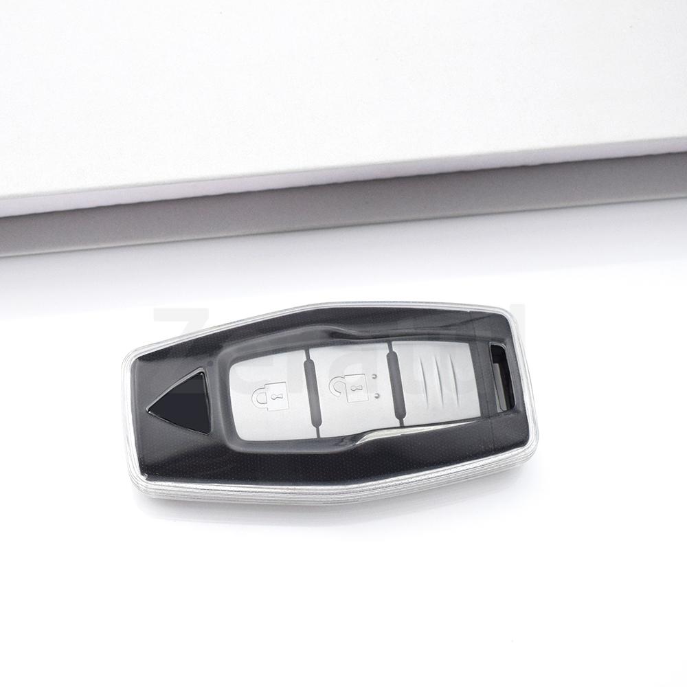 Transparent Tpu Car Key Case Cover For Mitsubishi Outlander Control Remote Auto Shell Fob Holder Bag Protector