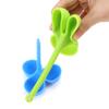 Silicone Egg Cooker 3 Hole Handheld Solid Color Reusable Washable Household Kitchen Boiler Cooking Tool Accessories