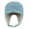 Croogo Flight Cap for Men and Pilot Bomber Military Leather with Plus Women, Cap, Cap, Earflaps, Men's Hat, Size, Gift, Fall/Winter (G-PL03-Blue)