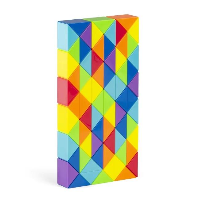 Dingsheng 24 a 36 48 60 72 Segmentů Kouzelné Pravítko Had vícebarevné 3D puzzle Fidget hra Fidge Kostka Twist Transformovatelná Dětské Puzzle