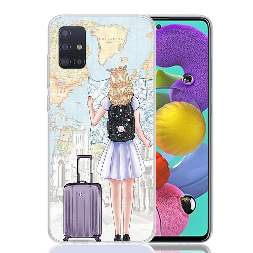 

Girls Best Friends Forever BFF Case Phone Cover for Samsung Galaxy A52 A51 A50 A42 A32 A22 A12 A02S A72 A71 A70 A41 A31 A21S A40 Samsung A20E