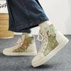 Fashion Autumn Shoes for Men Sports High Tops Teenagers Outdoor Men's Sneakers Hard-wearing Mans Walking Casual Shoe Explosive Style