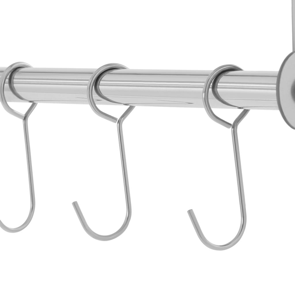 Stainless Steel Wall Shelf Metal Shelving Heavy Duty Commercial or Household Grade Wall Mount Microwave with Fixing Kit