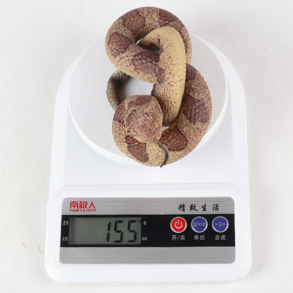 Python Cobra Snake Action Figures Soft TPR Simulation Snake Novelty Rattlesnake Model  Kids Toy