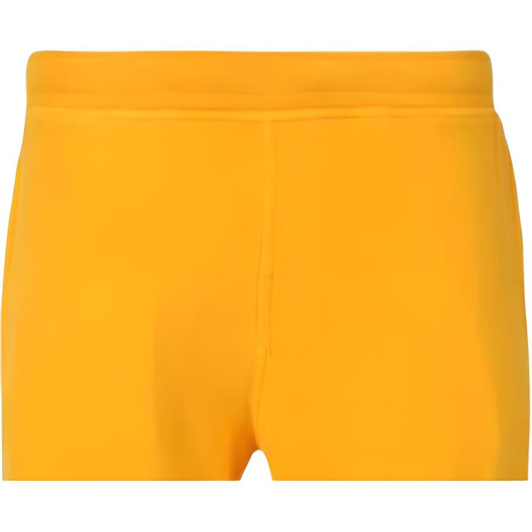 Stone Island Logo Label Elastic Waist Mid Rise Fitted Knit Sweatpants Men bottoms Yellow 771561251-V0030