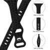 Engraved Strap For Apple Watch Bands 40mm 44mm 41mm 45mm 46 49mm Slim Silicone Bracelet Iwatch Series 9 8 7 3 Ultra 2 Se 10 Band