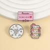 2-6pcs/set Cute Animal Doctor Enamel Pins Motivational Flower Allah Is With You Muslim Feminism Brooch Lapel Badge Jewelry Gifts