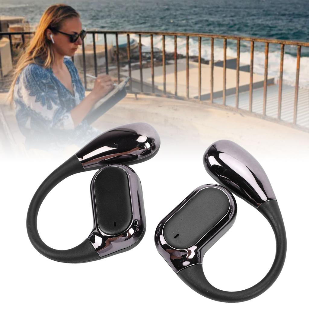 r Hook Hdphones Wireless HiFi Sound Noise Cancelling Microphone 60H Lightweight for Cycling Running Workout
