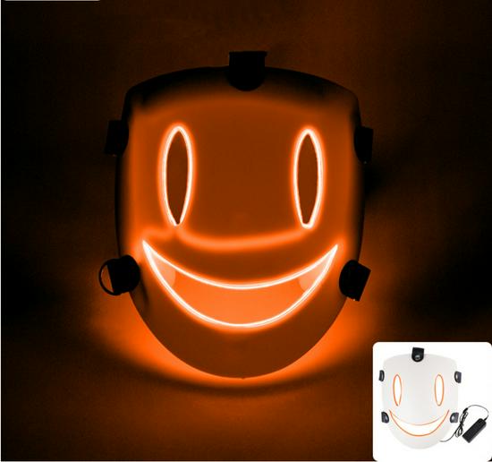White Sky Invasion Anime Killer Leuchtende Gesichtslose Maske