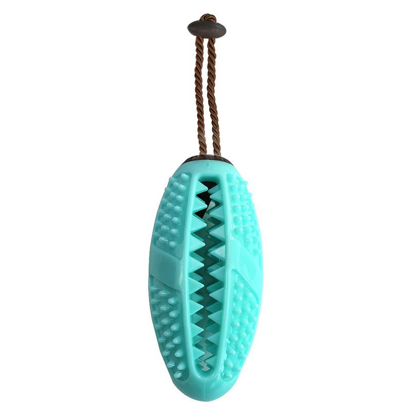 Pet Dog Chew Toys Teeth Cleaning Snack Ball Pet Dog Toy Ball Natural Rubber Super Tough Interactive Bouncy Pets Supplies