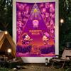 Gravity Falls Bill Cipher Triangle Mystery Shack Purple Poster
