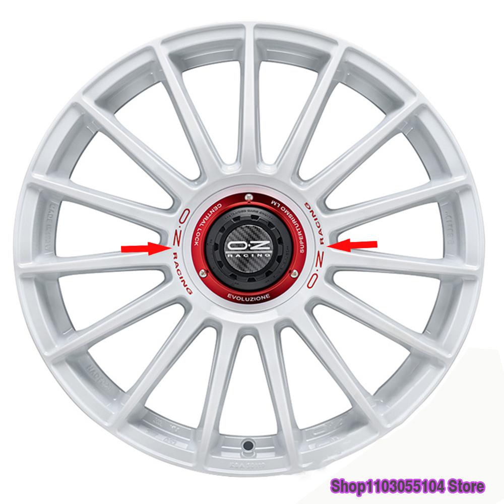 8PCS Reflective Car Wheel Rim Sticker For OZ RACING Volkswagen 4UGEX BMW Porsche Ford
