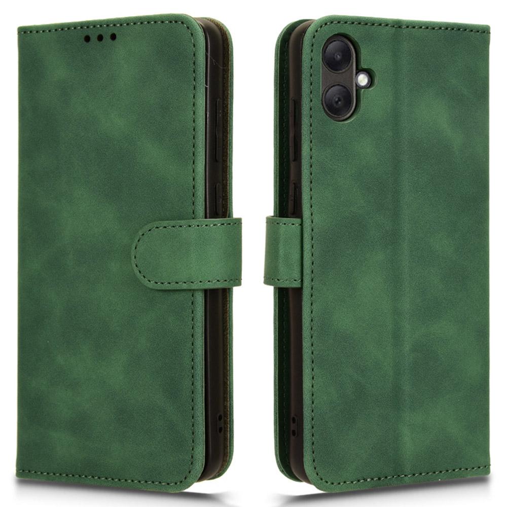 For Samsung Galaxy A05 4G Deksel Anti-fall Lær Telefondeksel Lommebok med Stativfunksjon