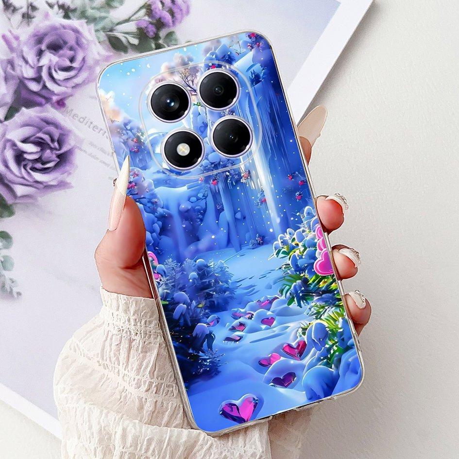 For Xiaomi Redmi Note 14 Pro 5G Case 2025 New Stylish Flower Soft Silicone TPU Phone Cover For Redmi Note 14 Pro+ Plus Protector