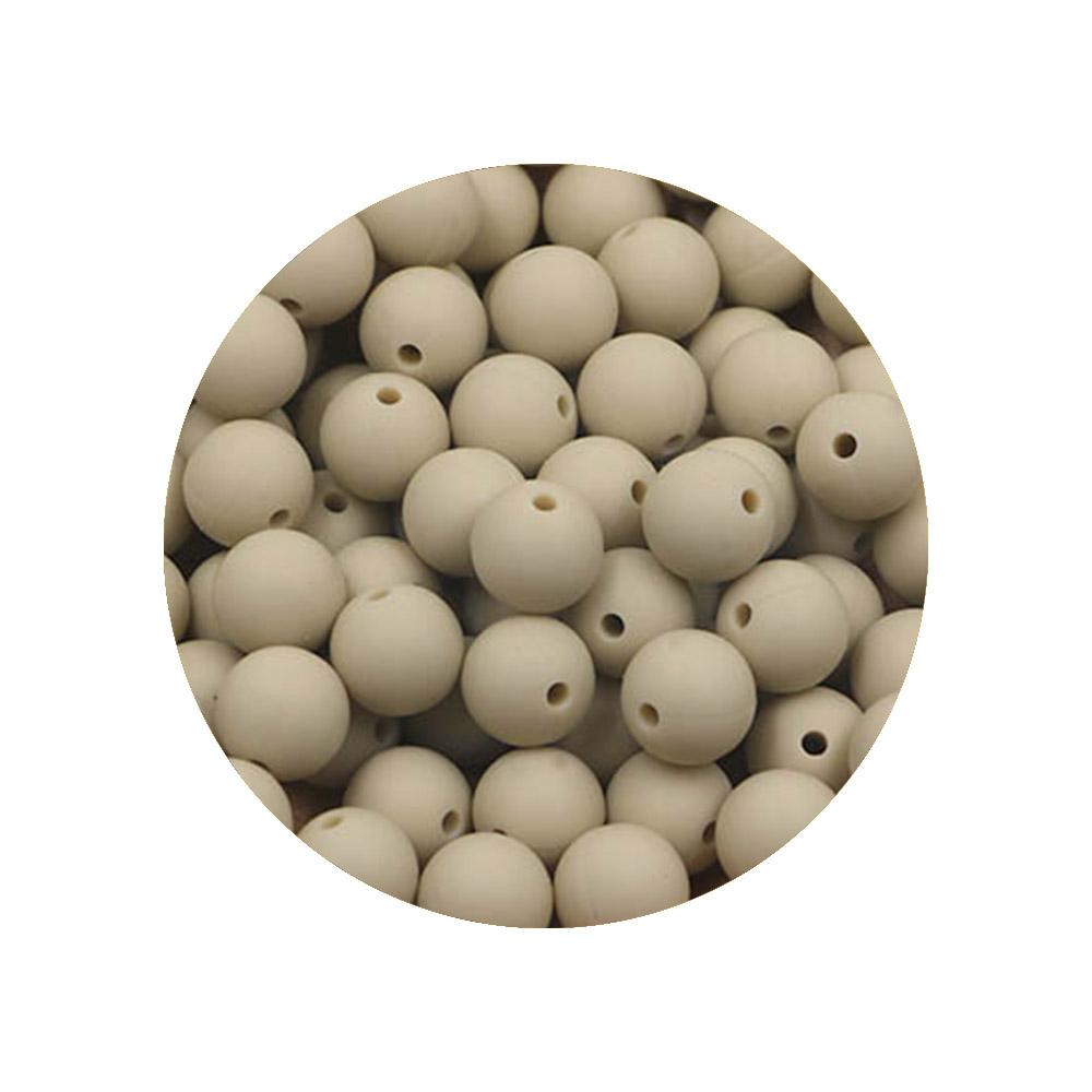 Kovict 9MM 40-80Pcs Round Silicone Bead 9MM Food Grade For Jewelry Making DIY Bracelet Pacifier Chain Accessories