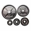 Commercial Four-Rib Olympic Weightlifting Barbell Plates - Large Hole Cast Iron